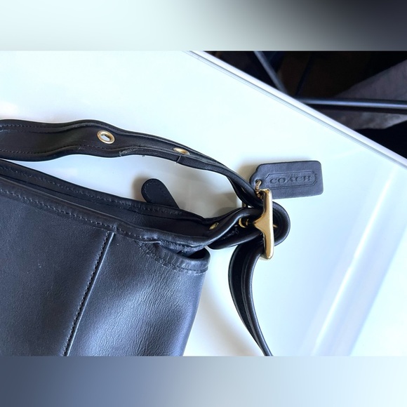 Coach Vintage Pebbled Leather Shoulder Messenger Crossbody - Picture 10 of 13